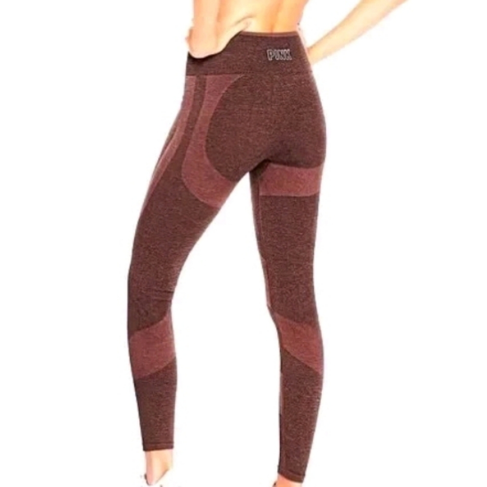 Victoria's Secret Pink Seamless High Waist Leggings Pink Marled Size Small
